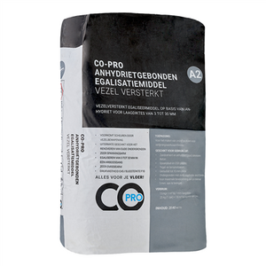 Co-pro - Anhydrietgebonden egalisatiemiddel A2 vezel versterkt - 25kg