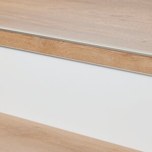 Co-pro - Stootbord PVC RAL9016 wit steenstructuur 130cm - 18 stuks