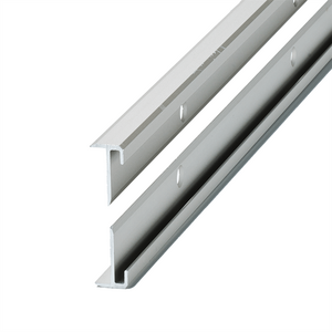 Co-pro - Trapprofiel PVC RVS Achterzijde onder- en bovenprofiel van 11x20mm - lengte 270cm