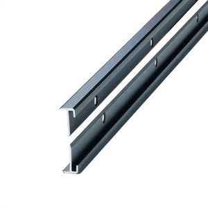 Co-pro - Trapprofiel PVC Zwart Achterzijde onder- en bovenprofiel van 11x20mm - lengte 270cm