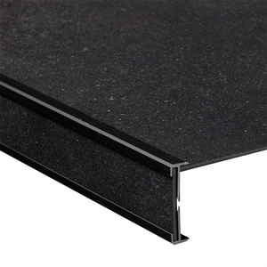 Co-pro - Trapprofiel PVC Zwart Achterzijde onder- en bovenprofiel van 11x20mm - lengte 270cm - afbeelding 3