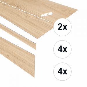 Douwes Dekker - PVC complete traptreden set Crème Brûlée 152,4cm (PVC)