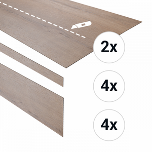 Douwes Dekker - PVC complete traptreden set Gemberkoek 152,4cm (PVC)