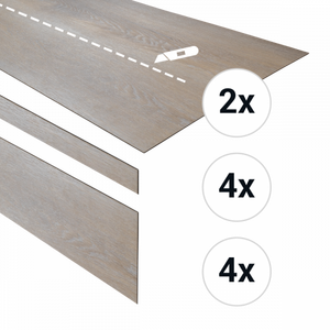 Douwes Dekker - PVC complete traptreden set Honing 152,4cm (PVC)