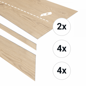 Douwes Dekker - PVC complete traptreden set Panna Cotta 152,4cm (PVC)