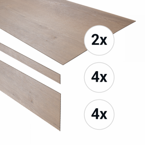 Douwes Dekker - PVC traptreden set Boterkoek 78903 - 45,7 x 152,4 cm (4 st.) (PVC) - afbeelding 1