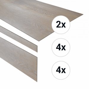 Douwes Dekker - PVC traptreden set Honing 78907 - 45,7 x 152,4 cm (4 st.) (PVC) - afbeelding 1