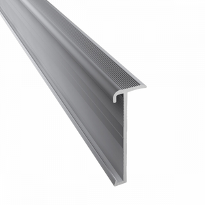 Küberit - Trapneusprofiel 845 Zilver 14x43mm t.b.v. 2-3mm PVC - 300cm