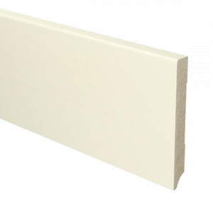 MDF Moderne plint 120x15 voorgelakt RAL9001 - lengte 240cm