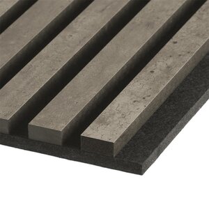 Silentlines lattenwand beton - 2600x526x22mm