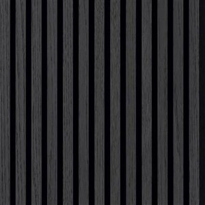 Silentlines lattenwand zwart eiken - 2600x526x22mm