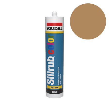 Soudal - Siliconenkit RAL1011 bruinbeige 300 ml - afbeelding 1