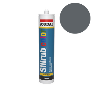 Soudal - Siliconenkit RAL7011 ijzergrijs 300 ml - afbeelding 1