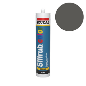 Soudal - Siliconenkit RAL7022 ombergrijs 300 ml - afbeelding 1