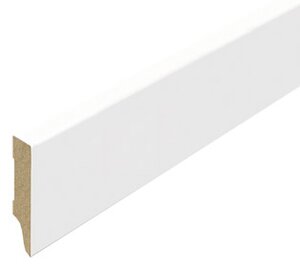 Stijlplint Blok Witfolie 15x58mm - lengte 240cm