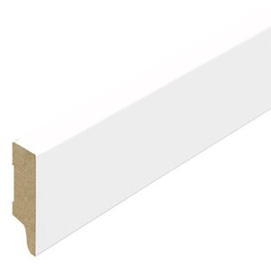 Stijlplint Blok Witfolie 18x120mm - lengte 240cm