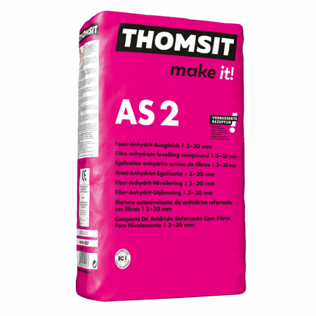 Thomsit AS2 vezelversterkte anhydriet egalisatie 25 kg