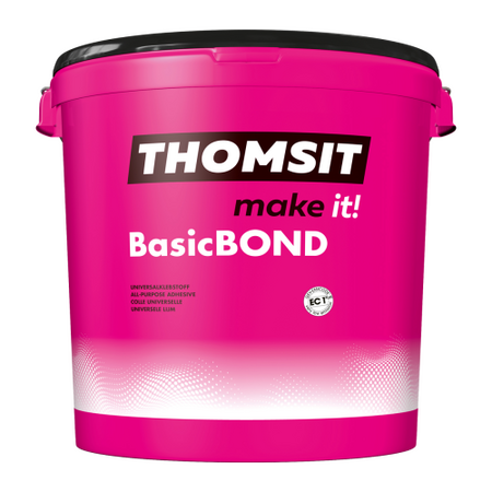 Thomsit BasicBond Universele PVC dispersie lijm 12 kg