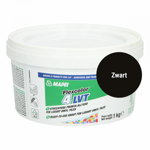 Voegpasta PVC vloeren 1kg zwart